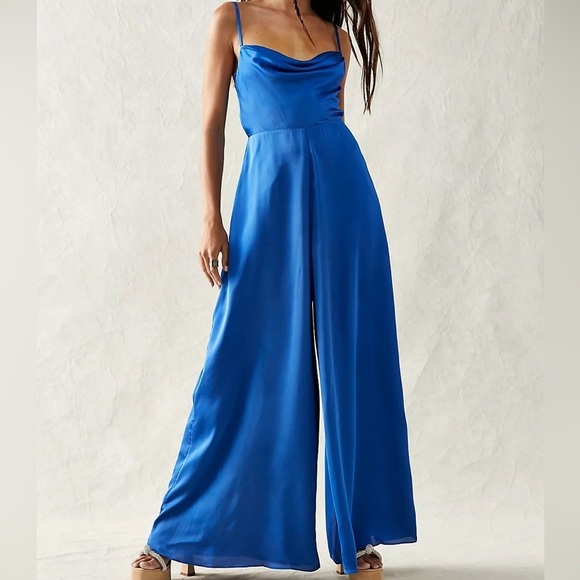 Fame and Partners Rosalie Jumpsuit Ivory NWT - Picture 2 of 7